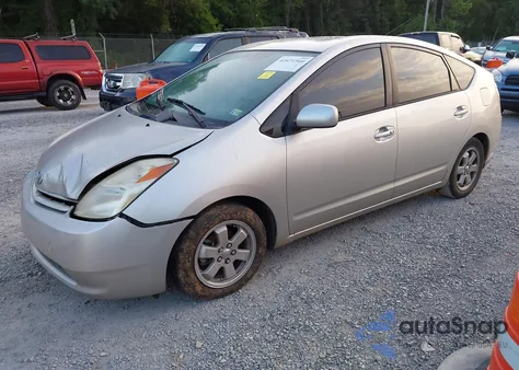 2004 Toyota Prius из США, поврежденный, VIN JTDKB20U340097282